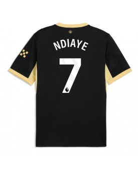 Manchester City Iliman Ndiaye #7 Maglia Gara Trasferta Repliche 2026-27 Maniche Corte